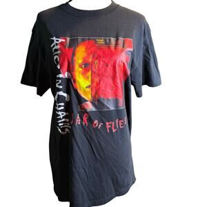 Alice In Chains Jar Of Flies Band Tee, 90s Y2K Grunge, Black, Unisex Size Large